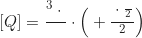 \begin{equation*} [Q] = \frac{\text{м}^3 \cdot \text{К}}{\text{К}} \cdot \left( \text{Па} + \frac{\text{кг} \cdot \frac{\text{м}}{\text{с}^2}}{\text{м}^2} \right)\end{equation*}